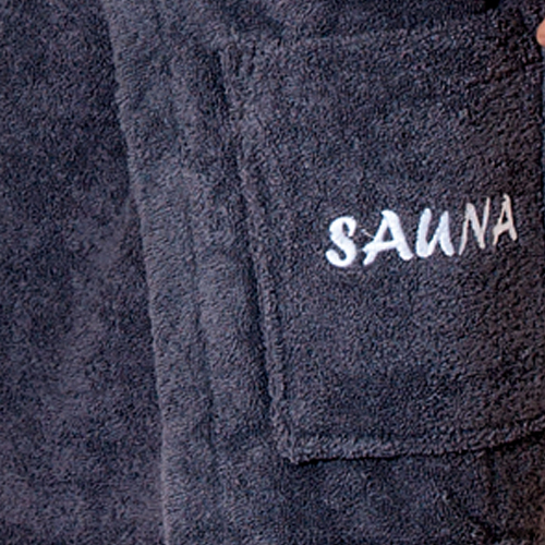 Sauna-Kilt Baumwolle mit Druckknöpfen